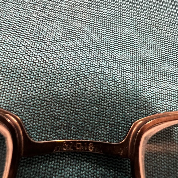 Burberry Gold Brown Classic Wire Frame Reading Glasses - Picture 14 of 14